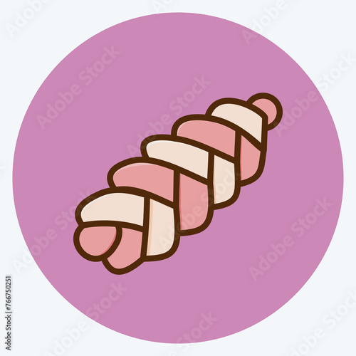 Icon Callah. suitable for Bakery symbol. flat style. simple design editable. design template vector. simple illustration