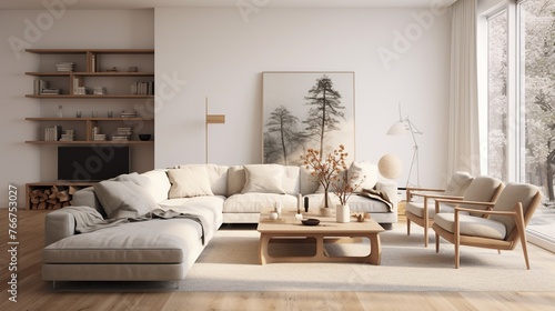 Modern luxury living room interior composition  © Faisal