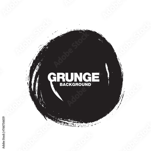 grunge background vector round texture