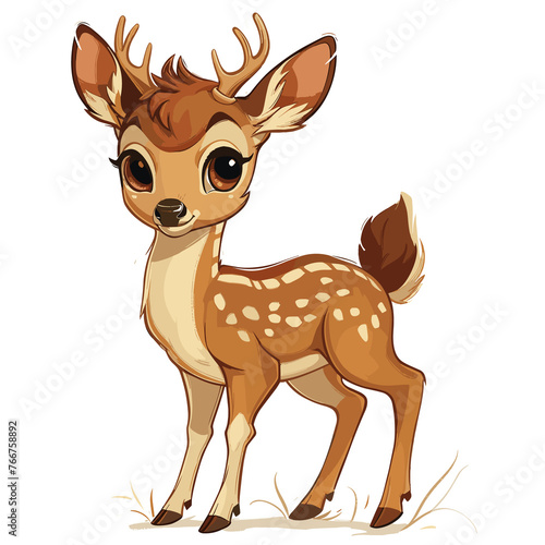 Deer Flies Cartoon Icon  isolated on transparent background  PNG For Designer