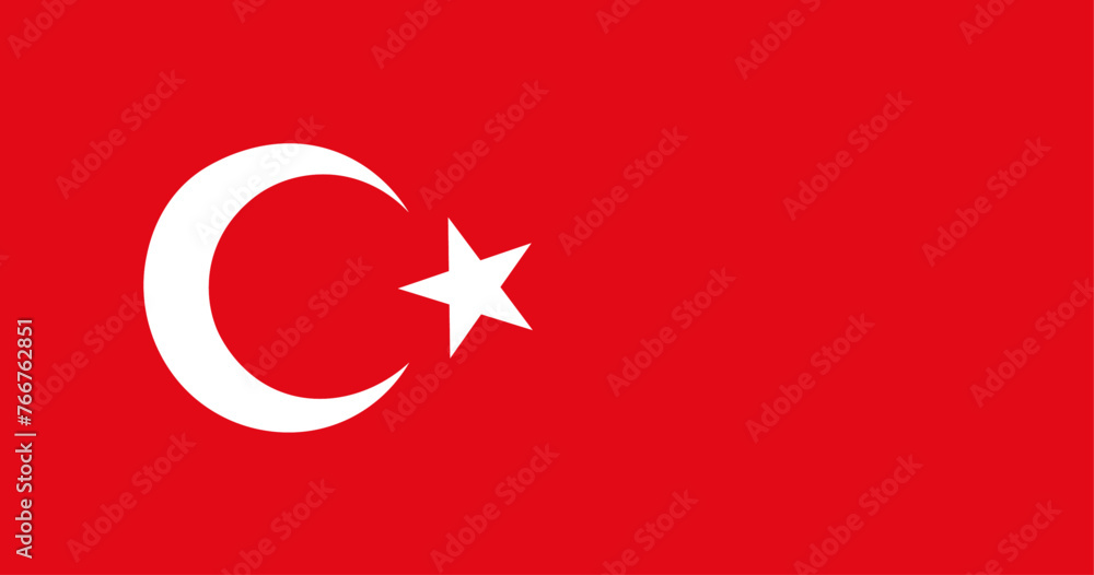 Obraz premium flag of Türkiye