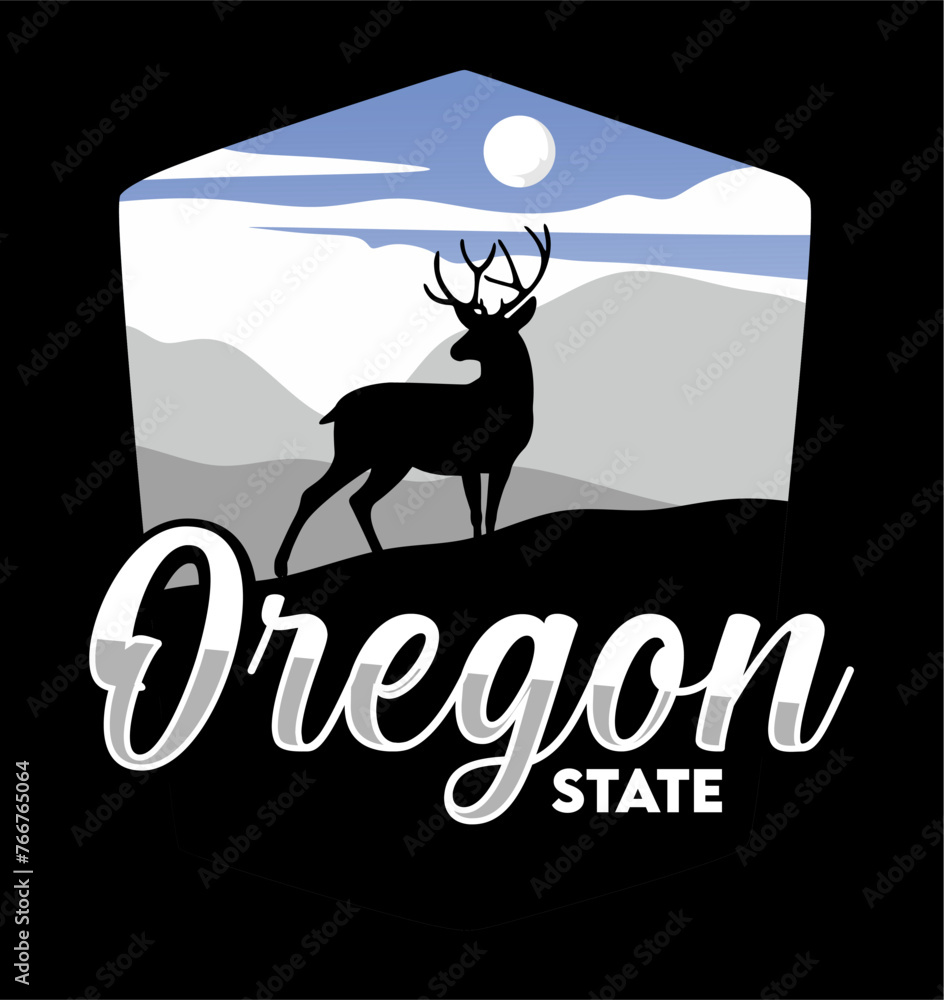 Fototapeta premium oregon state with beautiful view