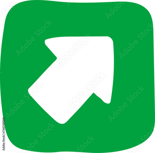 손으로 그린 숫자, 알파벳, 화살표 일러스트