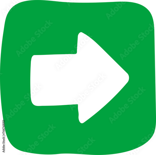 손으로 그린 숫자, 알파벳, 화살표 일러스트