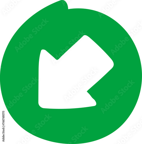 손으로 그린 숫자, 알파벳, 화살표 일러스트