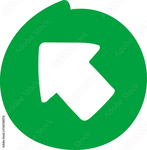 손으로 그린 숫자, 알파벳, 화살표 일러스트