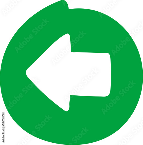 손으로 그린 숫자, 알파벳, 화살표 일러스트