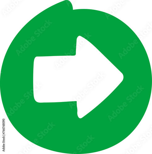 손으로 그린 숫자, 알파벳, 화살표 일러스트