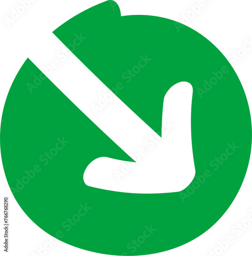 손으로 그린 숫자, 알파벳, 화살표 일러스트