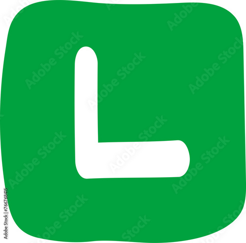 손으로 그린 숫자, 알파벳, 화살표 일러스트