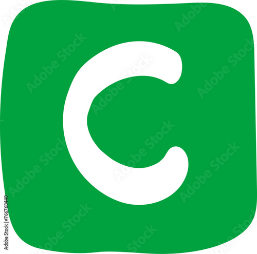 손으로 그린 숫자, 알파벳, 화살표 일러스트