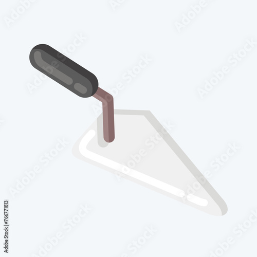 Icon Trowel. suitable for Garden symbol. flat style. simple design editable. design template vector. simple illustration