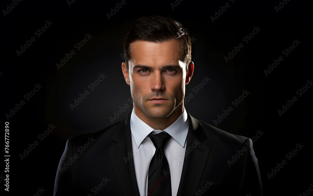 portrait of a successful businessman. self-confidence and career growth portrait of a successful businessman. self-confidence and career growth