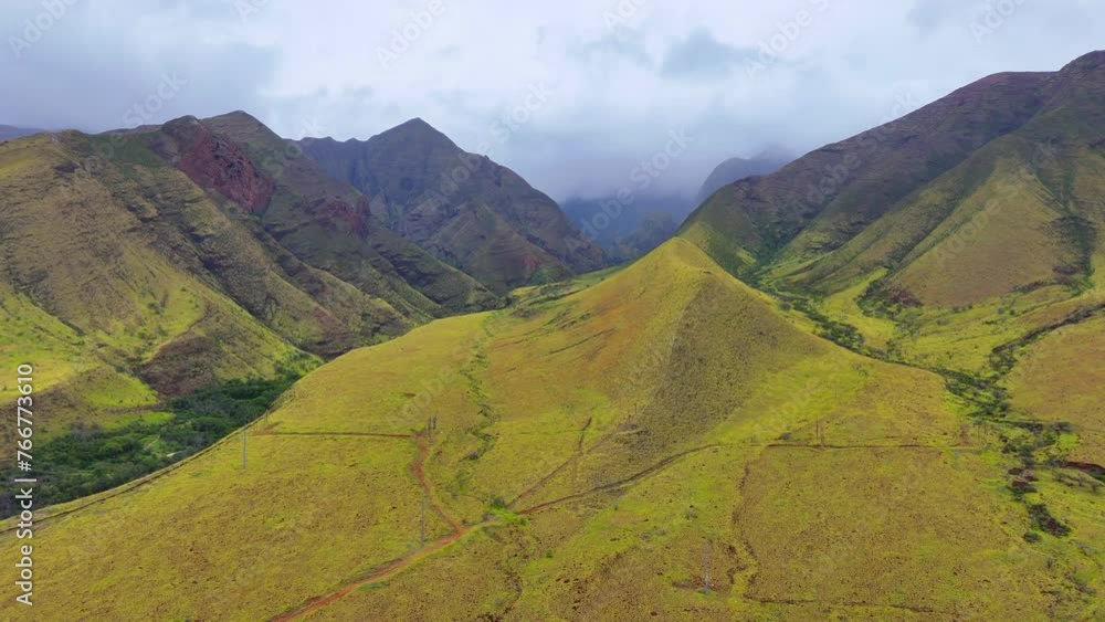 Aerial view of Maui landscape - Hawaii. Aerial view of Maui landscape - Hawaii.