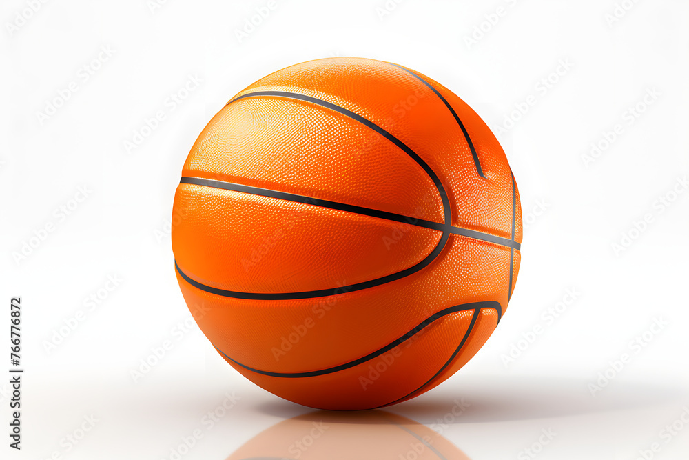 basketball ball on a white background. sports equipment basketball ball on a white background. sports equipment