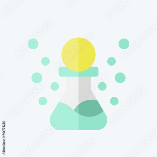 Icon Technetium. related to Nuclear symbol. flat style. simple design editable. simple illustration