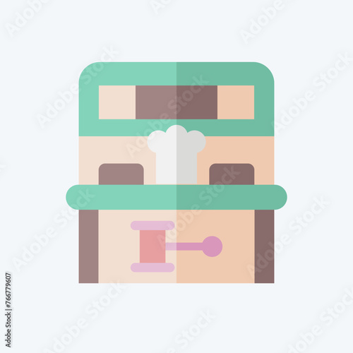 Icon Mole Game. related to Amusement Park symbol. flat style. simple design editable. simple illustration