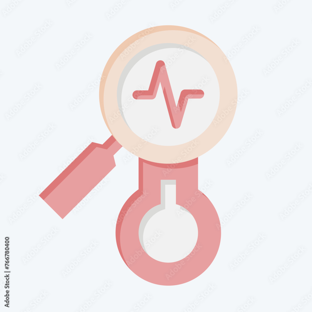 Icon Observations. related to Climate Change symbol. flat style. simple design editable. simple illustration Icon Observations. related to Climate Change symbol. flat style. simple design editable. simple illustration