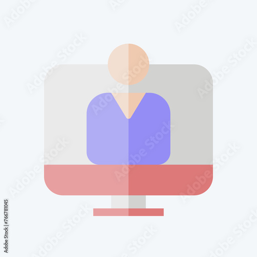 Icon user Acceptance Test. related to Business Analysis symbol. flat style simple design editable. simple illustration
