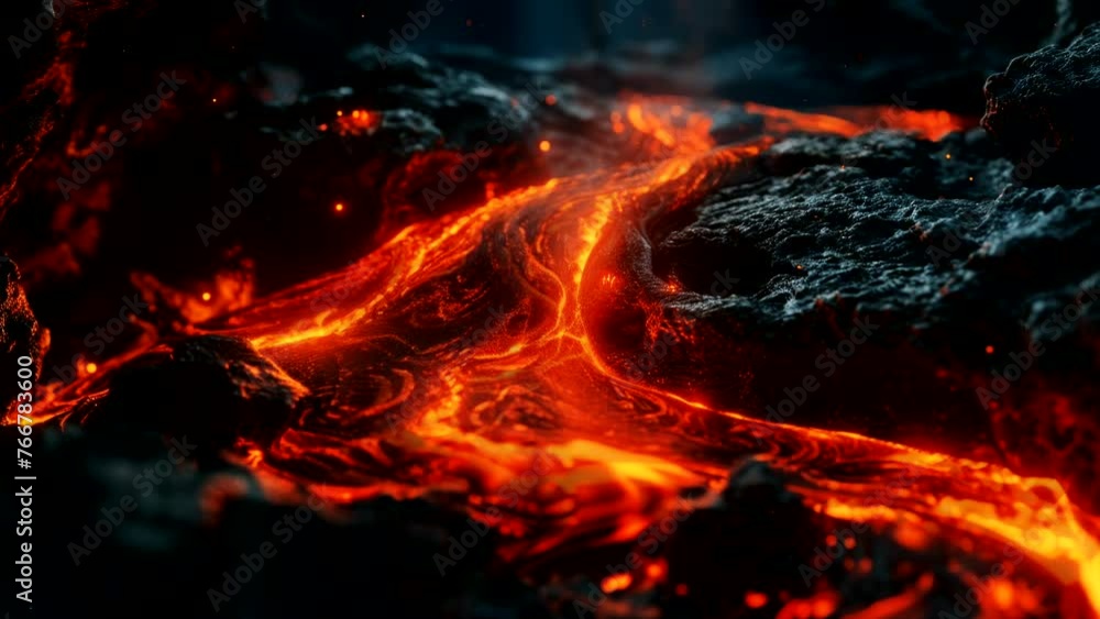 Molten Lava Flows: Nature's Fiery Spectacle Unfolds Molten Lava Flows: Nature's Fiery Spectacle Unfolds