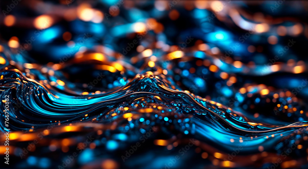 Dark background with multicolored dots Dark background with multicolored dots