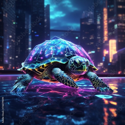 Prismatic Crystal Turtle