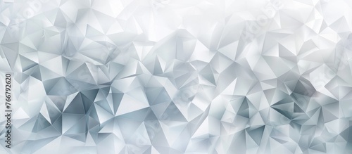 Light Silver and Gray Polygonal Background