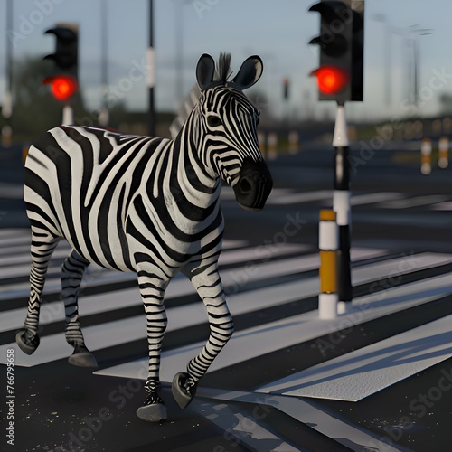 Zebra crossing the zebra crossing  © piyawat