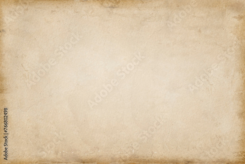 Vintage paper texture background, grunge old retro rustic cardboard brown empty blank space page with fiber pattern of kraft paper for text creative, backdrop, wallpaper and any design