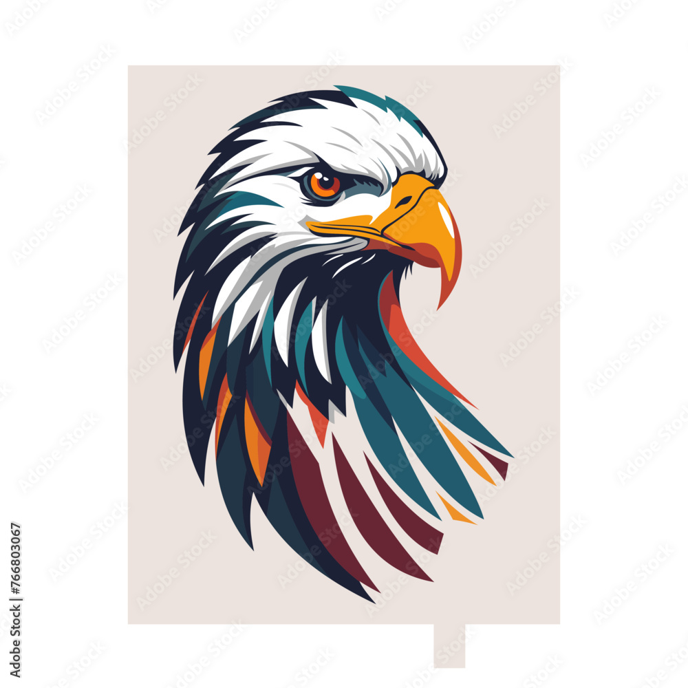 Obraz premium cool eagle head