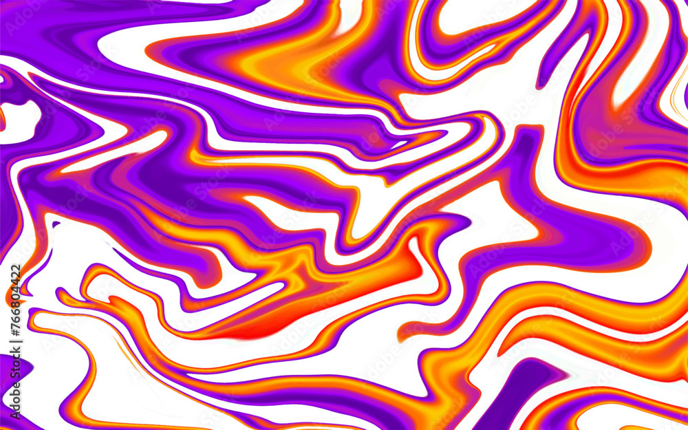Liquid marble textured backgrounds. Wavy psychedelic backdrops. Abstract painting for wed design or print. Good for cards, covers and business presentations. Vector illustration	
