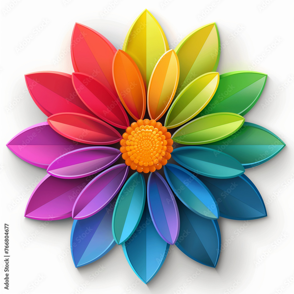 Fototapeta premium Colorful Icon