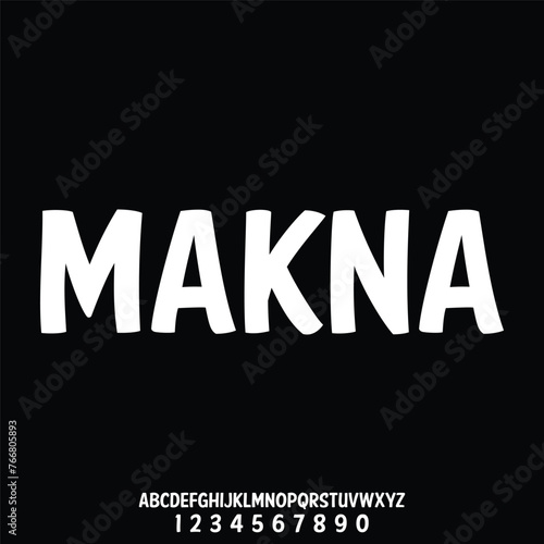 bold condensed font for poster and head line