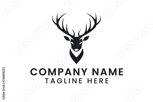 deer logo design tshirt vector graphic art © ahmadfarazswl