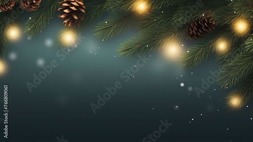 Christmas background with copy space area