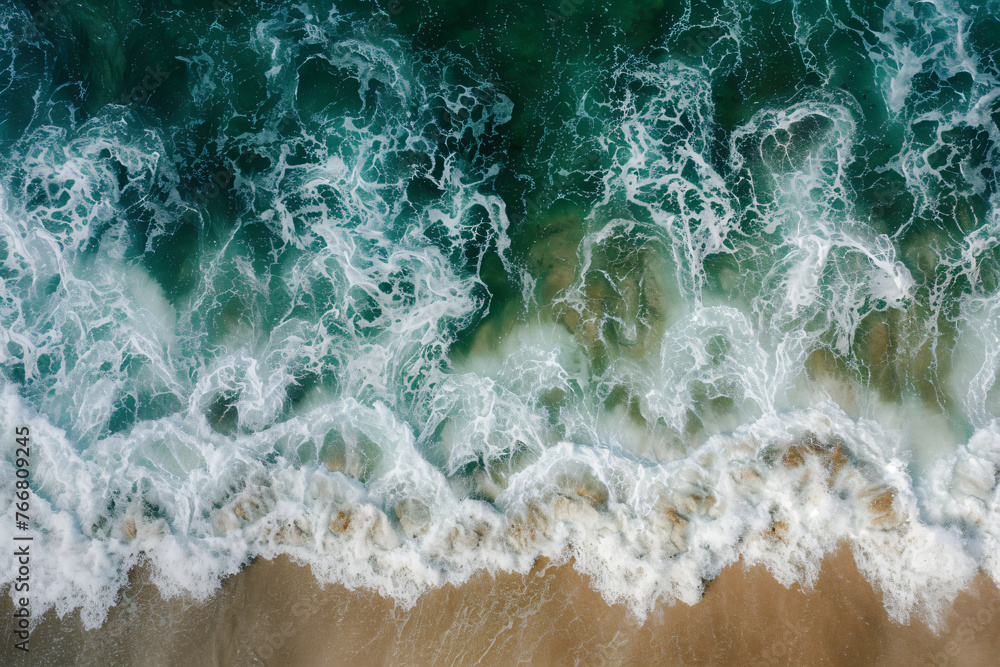 photo vertical overhead shot of a wavy sea photo vertical overhead shot of a wavy sea