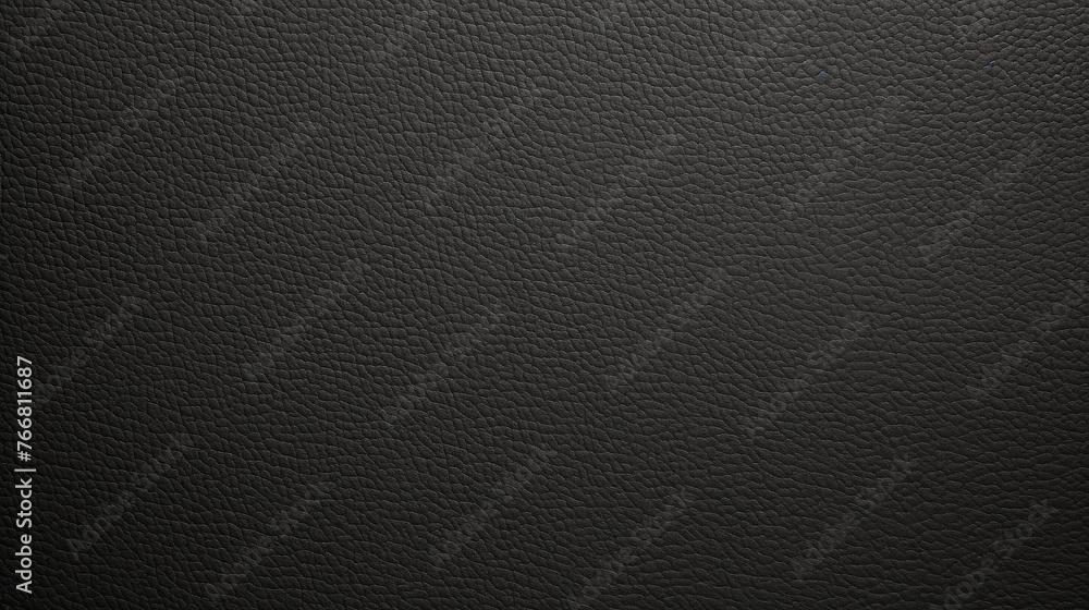 A close-up view of a black leather texture, showcasing its smooth surface and intricate patterns A close-up view of a black leather texture, showcasing its smooth surface and intricate patterns