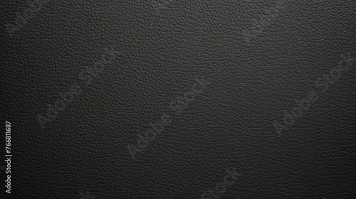 Wallpaper Mural A close-up view of a black leather texture, showcasing its smooth surface and intricate patterns Torontodigital.ca