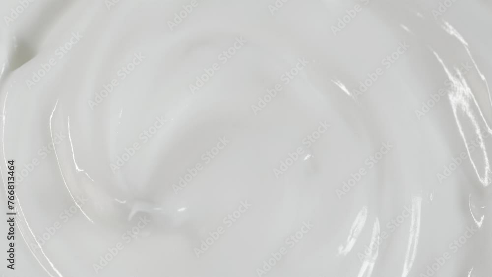 Macro white smooth eye, skin cream texture, closeup beauty facial cosmetics mask Macro white smooth eye, skin cream texture, closeup beauty facial cosmetics mask