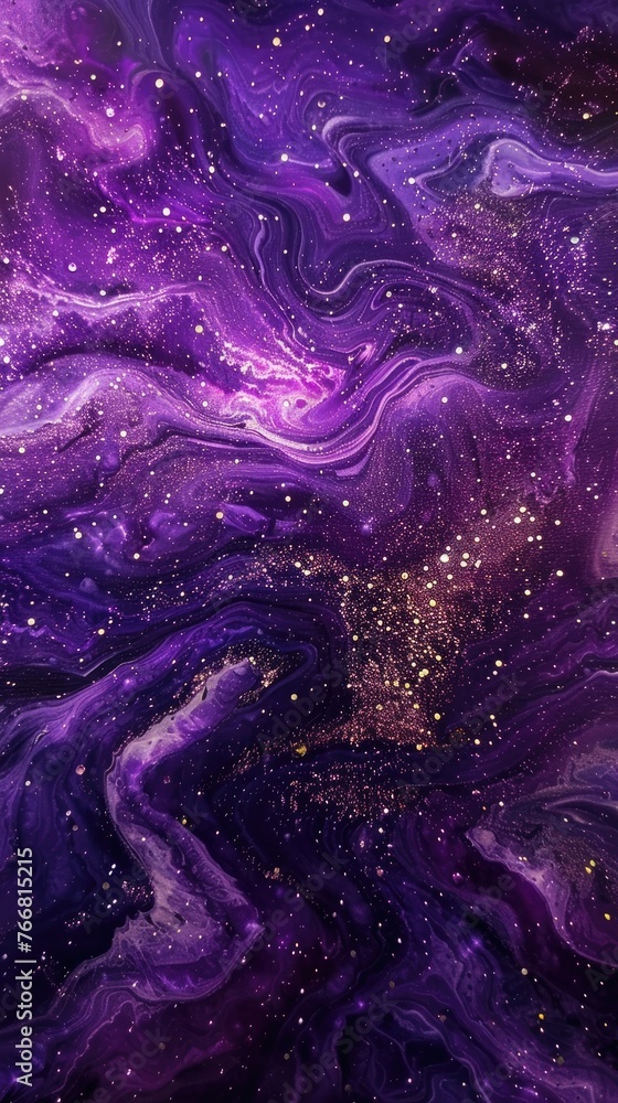 A deep cosmic purple with a sprinkle of glitter A deep cosmic purple with a sprinkle of glitter