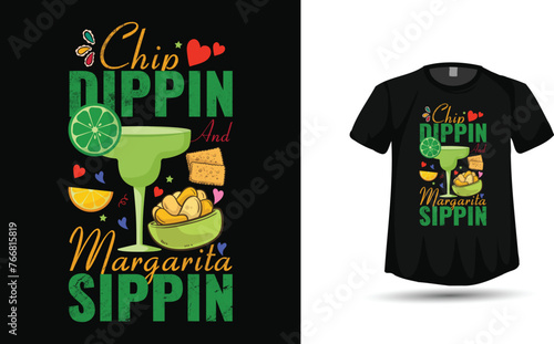 Cinco de mayo margarita vector tshirt design 