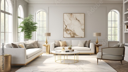interior composition of modern elegant living room  © Faisal