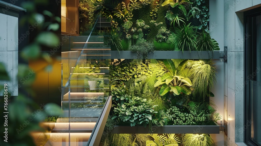 Illustration of Urban Eco-Friendly Living