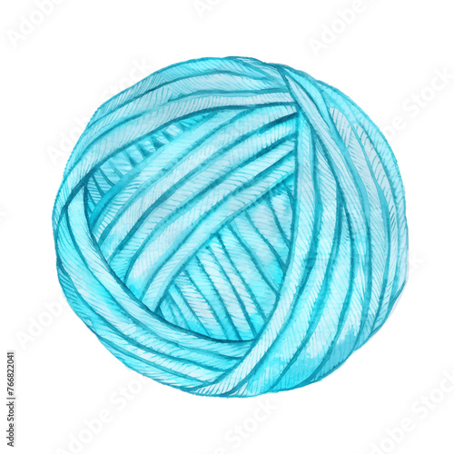 knit wool ball watercolor good quality and good design