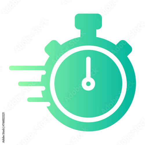 timing gradient icon