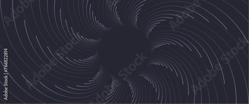 spiral wavy stripes streamline, concentric repetition pattern with copy space for background, backdrop, cover