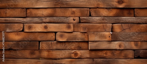 Detailed view of a textured wooden wall featuring numerous individual planks in close proximity