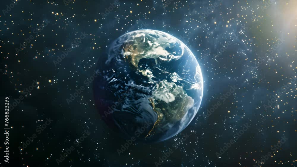 Fascinating time-lapse of the Earth rotating, showcasing the dynamic beauty of our planet in motion. Fascinating time-lapse of the Earth rotating, showcasing the dynamic beauty of our planet in motion.