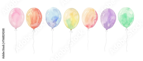 balloon set watercolor good quality and good design