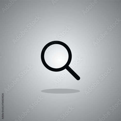 Search icon high quality vector